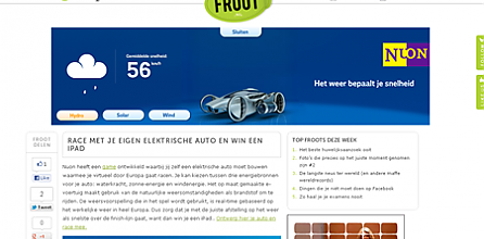 Interactieve billboard van Nuon